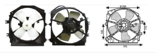 RFM4300 FAN MOTORU MAZDA 323 1995-1998