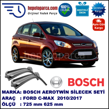 FORD C-MAX [11] 08.2010-... 725/625 mm Bosch Aerotwin Araca Özel Silecek