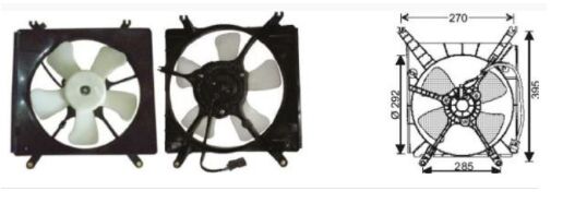 RFM4400 FAN MOTORU SUZUKI ESTEEM 1996->