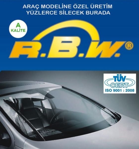 PEUGEOT 307 CC [T6] 06.2005-03.2009, 700 / 650 mm.  RBW  ADAPTÖRLÜ MUZ SİLECEK SETİ