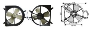 RFM4500 FAN MOTORU HONDA CIVIC 1,4/1,5 1992-1999