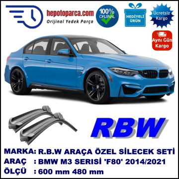 BMW M3 [F80] MUZ SİLECEK TAKIMI RBW ARACA ÖZEL (2014→) ▪