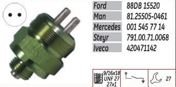 KLF 140005 GERİ VİTES MÜŞÜRÜ MAN STAYR İVECO MERCEDES 319781 420471142 79100710068 81255050461 0015457714 88DB15520 0015457714