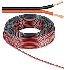 MEDOR KABLO 2*1,5mm YASSI KORDON SİYAH HOPARLÖR 100 METRE MEDOR KABLO