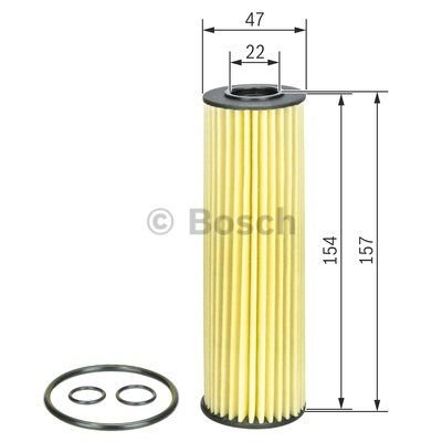 BOSCH_F026407132 Yağ Filtresi MERCEDES BENZ C Klasse E Klasse SLK Klasse  E Serie MB  E, C SERİ filitre