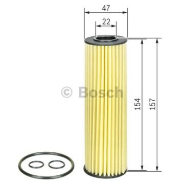 BOSCH_F026407132 Yağ Filtresi MERCEDES BENZ C Klasse E Klasse SLK Klasse  E Serie MB  E, C SERİ filitre
