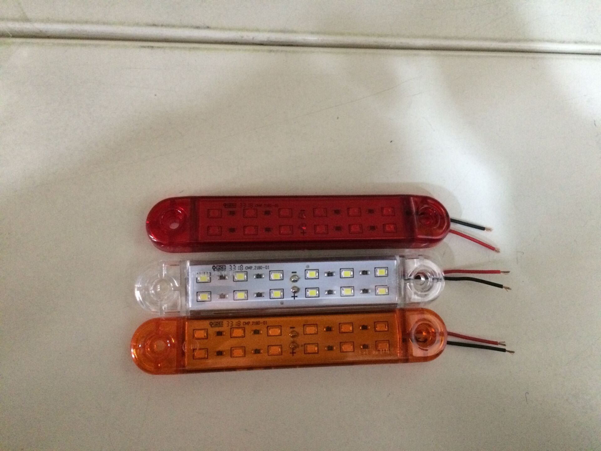 ÜÇLER 12 LED ÇİFT SIRA DEKOR LAMBA SARI