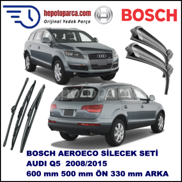 AUDI Q7 [4LB] 03,2006-,,, Bosch Aeroeco Ön ve Arka Silecek Takımı