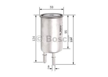 VOLVO S80 2 II T6 AWD (08.2010 - 08.2016) BOSCH Filtre Seti filitre