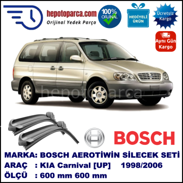 KIA Carnival [UP] 06.1998-06.2006 600/600 mm Bosch Aerotwin Araca Özel Silecek