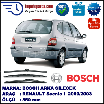 RENAULT Scenic I [JA.] 350 mm 03.2000-04.2003 BOSCH Arka Silecek