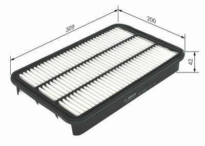 Hava FiltresiOPEL; ISUZU; CHEVROLET; MAZDA Frontera; Trooper; Monterey; 626; KB-Series; Luv WIX 46006; VAU 97111423;