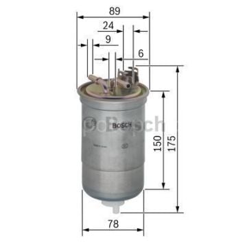 SEAT Ibiza 1.9 TD (03.1993 - 08.1997) BOSCH Filtre Seti filitre