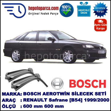 RENAULT Safrane [B54] 02.1999-12.2000 600/600 mm Bosch Aerotwin Araca Özel Silecek
