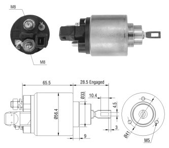ZM 972  MARŞ OTOMATİĞİ 12V CADDY VOLKSWAGEN VW TRANSPORTER