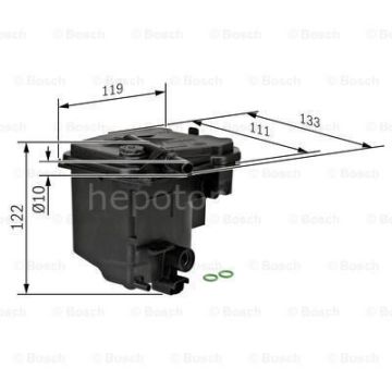 VOLVO V50 1.6D DRIVe 11.2004 - 07.2010 BOSCH MAZOT FİLTRESİ filitre
