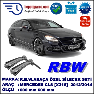 MERCEDES CLS  [X218] MUZ SİLECEK TAKIMI RBW ARACA ÖZEL (2012-2014)