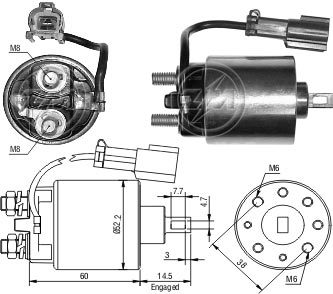 ZM 717  MARŞ OTOMATİĞİ 12V OPEL YM