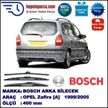 OPEL Zafira [A] 400 mm 03.1999-07.2005 BOSCH Arka Silecek