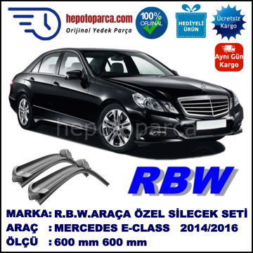 MERCEDES E-CLASS [W212] MUZ SİLECEK TAKIMI RBW ARACA ÖZEL (2014-2016)
