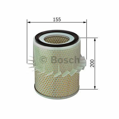 BOSCH_1987429186 Hava Filtresi MITSUBISHI L 200; Pajero; Pajero Sport; Challenger; Space Gear; Cab filitre
