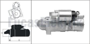 LES 0249  MARŞ MOTORU 12V 1,7 KW 11 DİŞ MERCURY MARINE