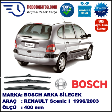 RENAULT Scenic I [JA.] 400 mm 01.1996-04.2003 BOSCH Arka Silecek