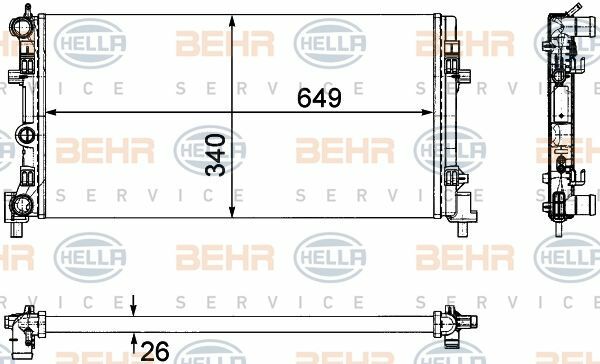Other PC - MOTOR SU RADYATÖRÜ AUDI A1 - SEAT IBIZA V - SEAT IBIZA V SPORTCOUPE - SEAT IBIZA V ST - SEAT TOLEDO IV - SKODA FABIA - SKODA ROOMSTER - VW POLO   6R0121253