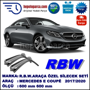 MERCEDES E-CLASS COUPÉ MUZ SİLECEK TAKIMI RBW ARACA ÖZEL [C238] (2017→)