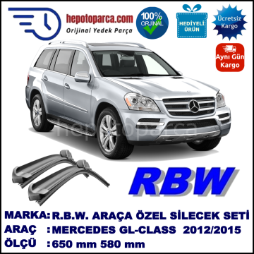 MERCEDES GL-CLASS [X166] MUZ SİLECEK TAKIMI RBW ARACA ÖZEL (2012-2015)