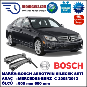 MERCEDES-BENZ Serie C [204] 12.2008-04.2013 600/600 mm Bosch Aerotwin Araca Özel Silecek