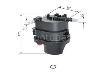 FORD Fiesta 1.4 TDCi (11.2001 - 09.2008) BOSCH Filtre Seti filitre