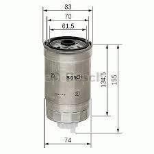 SKODA Favorit 135 05.1989 - 09.1994 BOSCH BENZİN FİLTRESİ