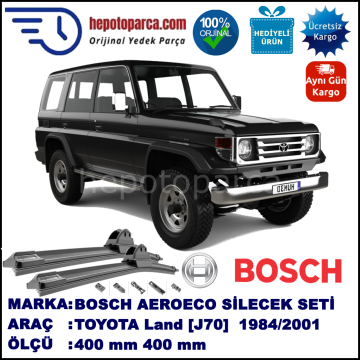 TOYOTA Land Cruiser [J7] 11.1984-08.2001, 400 / 400 mm. BOSCH AEROECO Aparatlı Muz Silecek