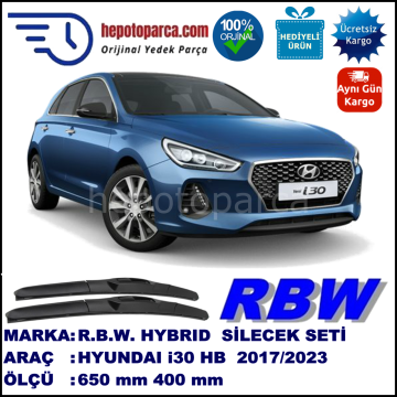 HYUNDAI i30 HYBRID SİLECEK TAKIMI RBW ARACA ÖZEL (2017→)