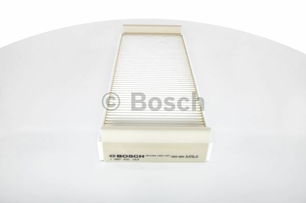 BOSCH_1987431163 Standart Polen Kabin Filtresi MAN TGA TGS TGX NEOPLAN filitre