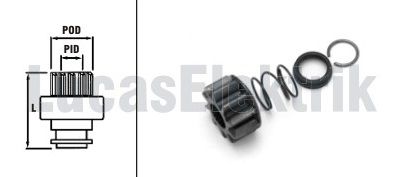 LTH208 PİNYON KAPAĞI HYUNDAI GRACE H100 MİNİBÜS MEGASTAR