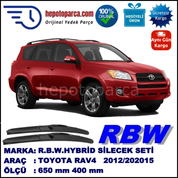 TOYOTA RAV4 HYBRID SİLECEK TAKIMI RBW ARACA ÖZEL (2012→)