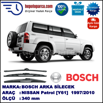 NISSAN Patrol GR [Y61] 340 mm 08.1997-03.2010 BOSCH Arka Silecek