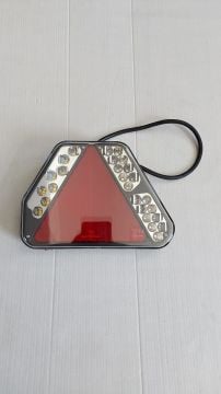 ÜÇGENLİ RÖMORK LAMBASI FULL LED SAĞ E ONAYLI KARAVAN STOP