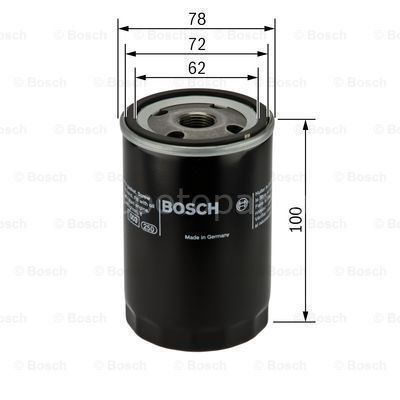 FIAT Palio 1.6 i.e. 16V 10.2001 - 12.2011 BOSCH YAĞ FİLTRESİ filitre