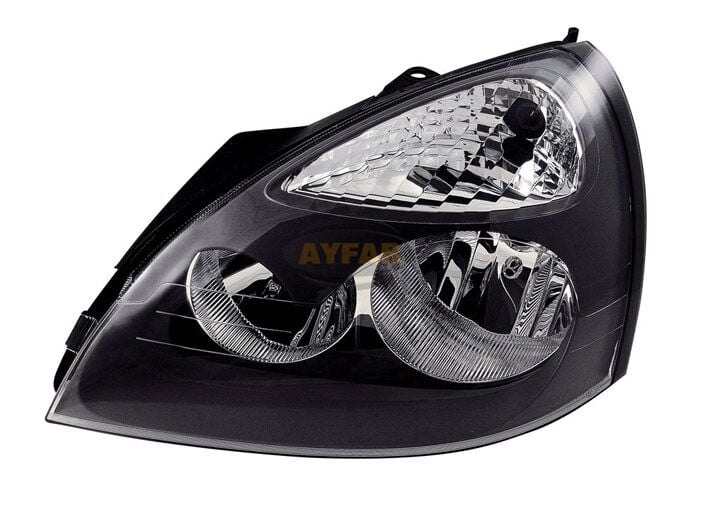 AYFAR 202260 RENAULT CLİO FAR MOTORLU SAĞ 2001-2005 SİYAH SYMBOL
