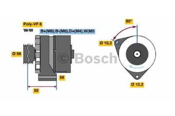 AlternatörMERCEDES-BENZ G-Klasse SFT 0111545402; MB A0111