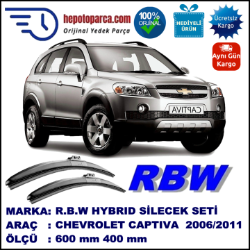 CHEVROLET CAPTIVA HYBRID SİLECEK TAKIMI RBW ARACA ÖZEL (2006→)