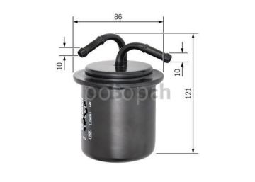 SUBARU Forester 2.0i 4x4 (06.2005 - 11.2007) BOSCH Filtre Seti filitre