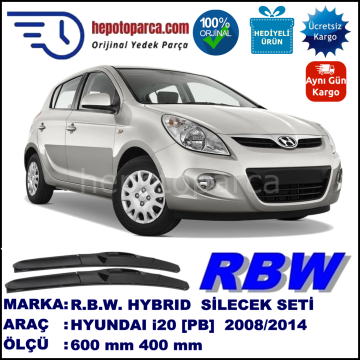 HYUNDAI i20 HYBRID SİLECEK TAKIMI RBW ARACA ÖZEL (2008→)