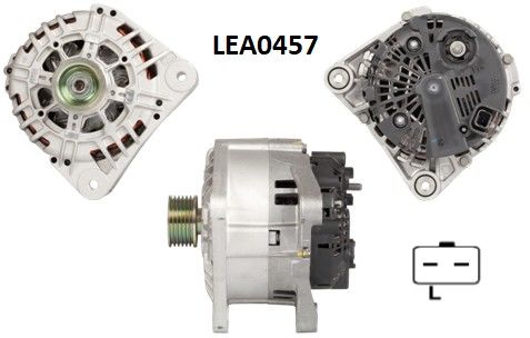 LEA0457  ALTERNATOR 14V/125A NISSAN INTERSTAR ,PRIMASTAROPEL MOVANO,VIVARO -RENAULT LAGUNA II,MASTER II...