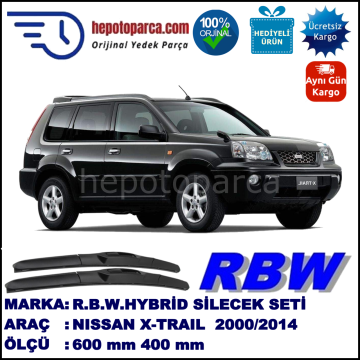 NISSAN X-TRAIL HYBRID SİLECEK TAKIMI RBW ARACA ÖZEL (2000-2014)