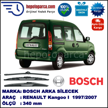 RENAULT Kangoo I [FC./KC.] 340 mm 10.1997-12.2007 BOSCH Arka Silecek
