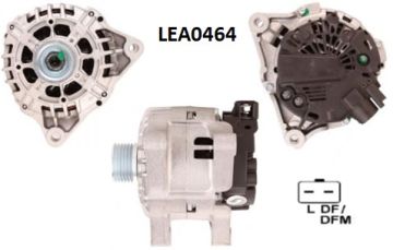LEA0464  ALTERNATOR 14V/80A AUDI 90 2.3E -CIT ROEN C2,C3,XSARA -PEUGEOT 1007 1.4,1.6 ,206,207,307